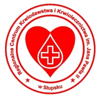 Odnośnik graficzny do strony internetowej Regionalnego Centrum Krwiodawstwa w Słupsku