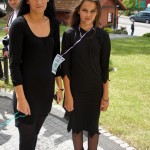 Fotografia osób biorących udział w Konkursie „Czarownica Gminy Wicko 2015”.
